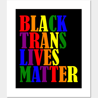 Black Trans Lives Matter Posters and Art